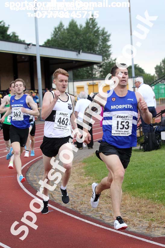 Graded 800 metres, North East Grand Prix, Monkton, Jarrow. Photo: David T. Hewitson/Sports for All Pics